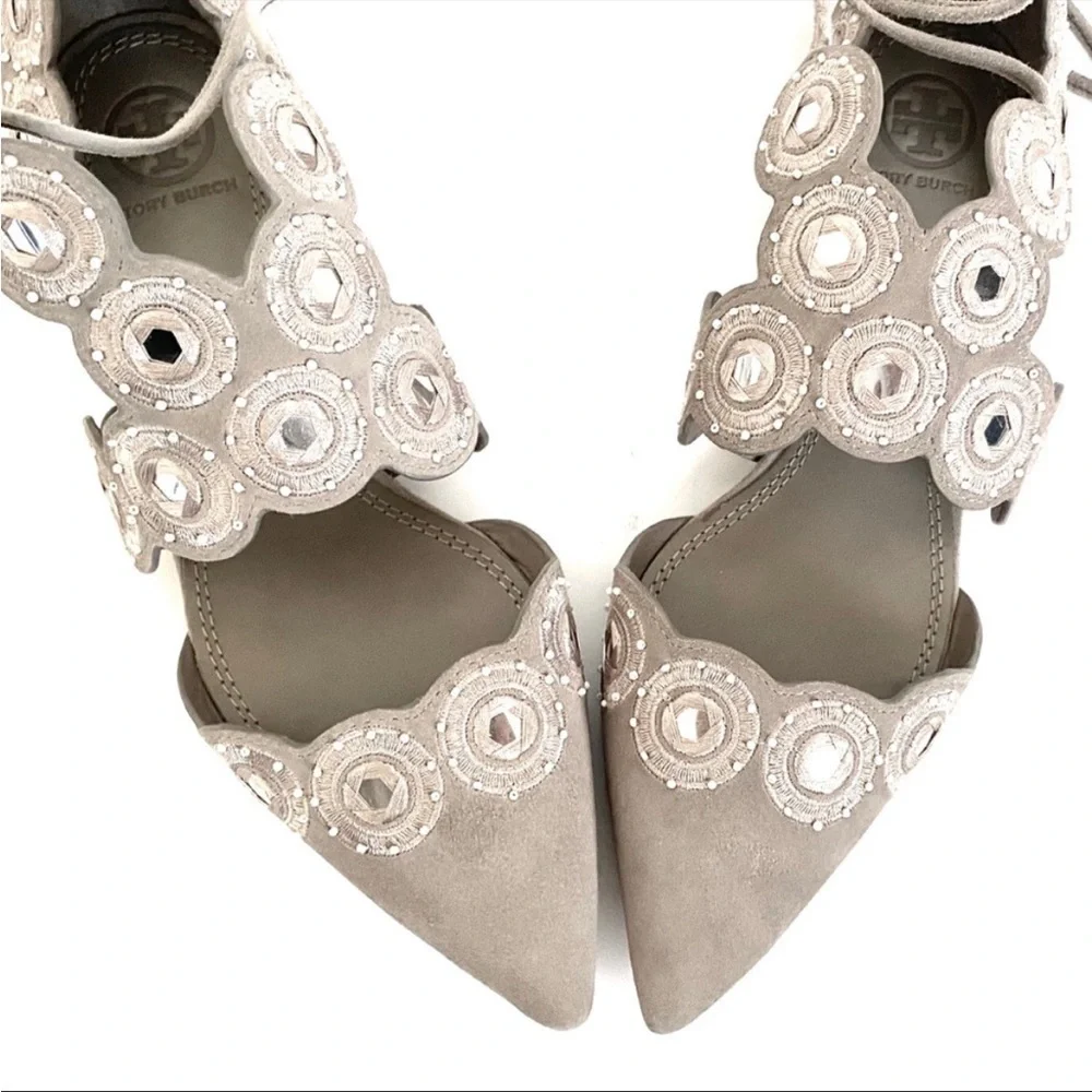 Tory Burch Yasmin D'orsay Strappy‎ Pointy Toe flats